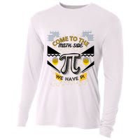 Come To The Math Side We Have Pi Math Pi Day Teacher Cooling Performance Long Sleeve Crew