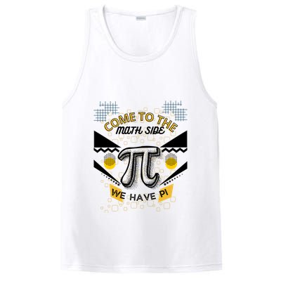 Come To The Math Side We Have Pi Math Pi Day Teacher PosiCharge Competitor Tank