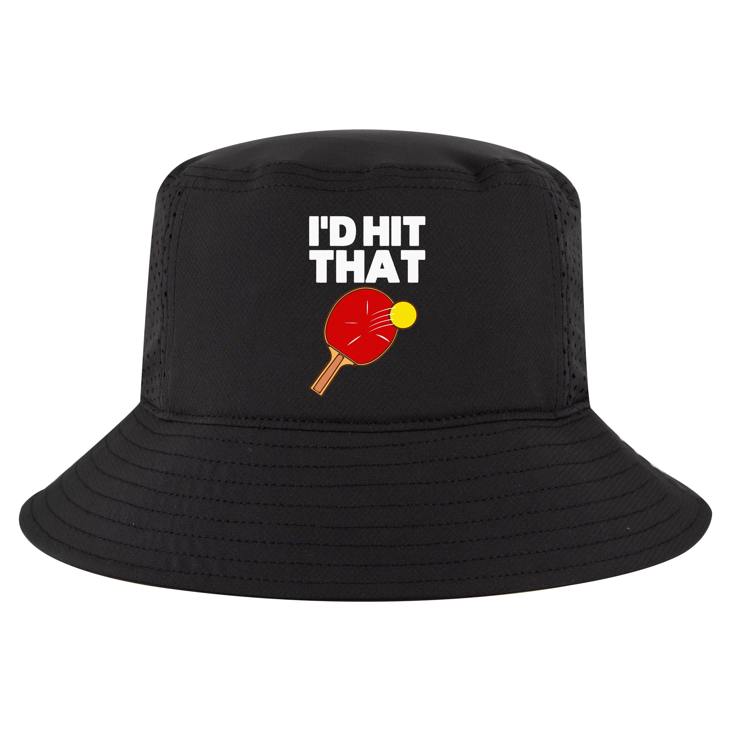 Cool Table Tennis Design Game Ping Pong Lovers Cool Comfort Performance Bucket Hat