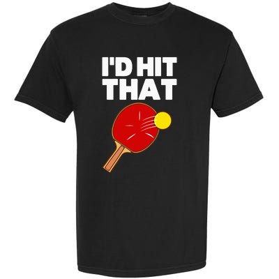 Cool Table Tennis Design Game Ping Pong Lovers Garment-Dyed Heavyweight T-Shirt