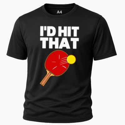 Cool Table Tennis Design Game Ping Pong Lovers Performance Shirt