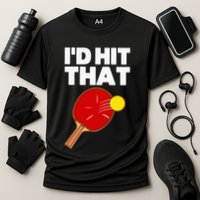 Cool Table Tennis Design Game Ping Pong Lovers Performance Shirt