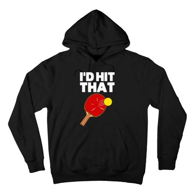 Cool Table Tennis Design Game Ping Pong Lovers Hoodie