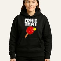 Cool Table Tennis Design Game Ping Pong Lovers Hoodie