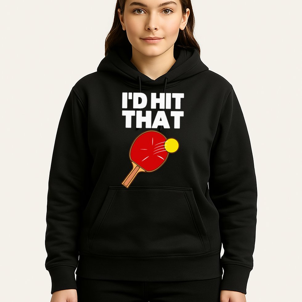 Cool Table Tennis Design Game Ping Pong Lovers Hoodie