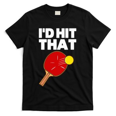 Cool Table Tennis Design Game Ping Pong Lovers T-Shirt