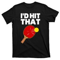 Cool Table Tennis Design Game Ping Pong Lovers T-Shirt