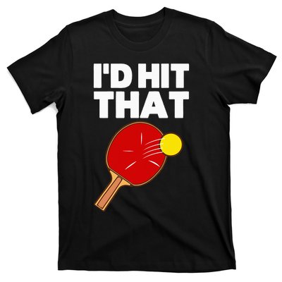 Cool Table Tennis Design Game Ping Pong Lovers T-Shirt