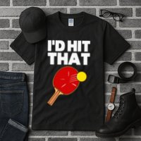 Cool Table Tennis Design Game Ping Pong Lovers Tall T-Shirt