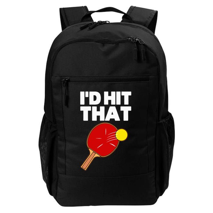 Cool Table Tennis Design Game Ping Pong Lovers Backpack