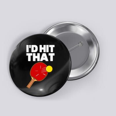 Cool Table Tennis Design Game Ping Pong Lovers Button