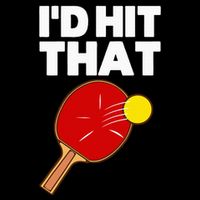 Cool Table Tennis Design Game Ping Pong Lovers Button