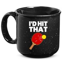 Cool Table Tennis Design Game Ping Pong Lovers 15oz Campfire Ceramic Mug