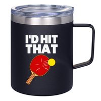 Cool Table Tennis Design Game Ping Pong Lovers 12oz Stainless Steel Coffee Mug
