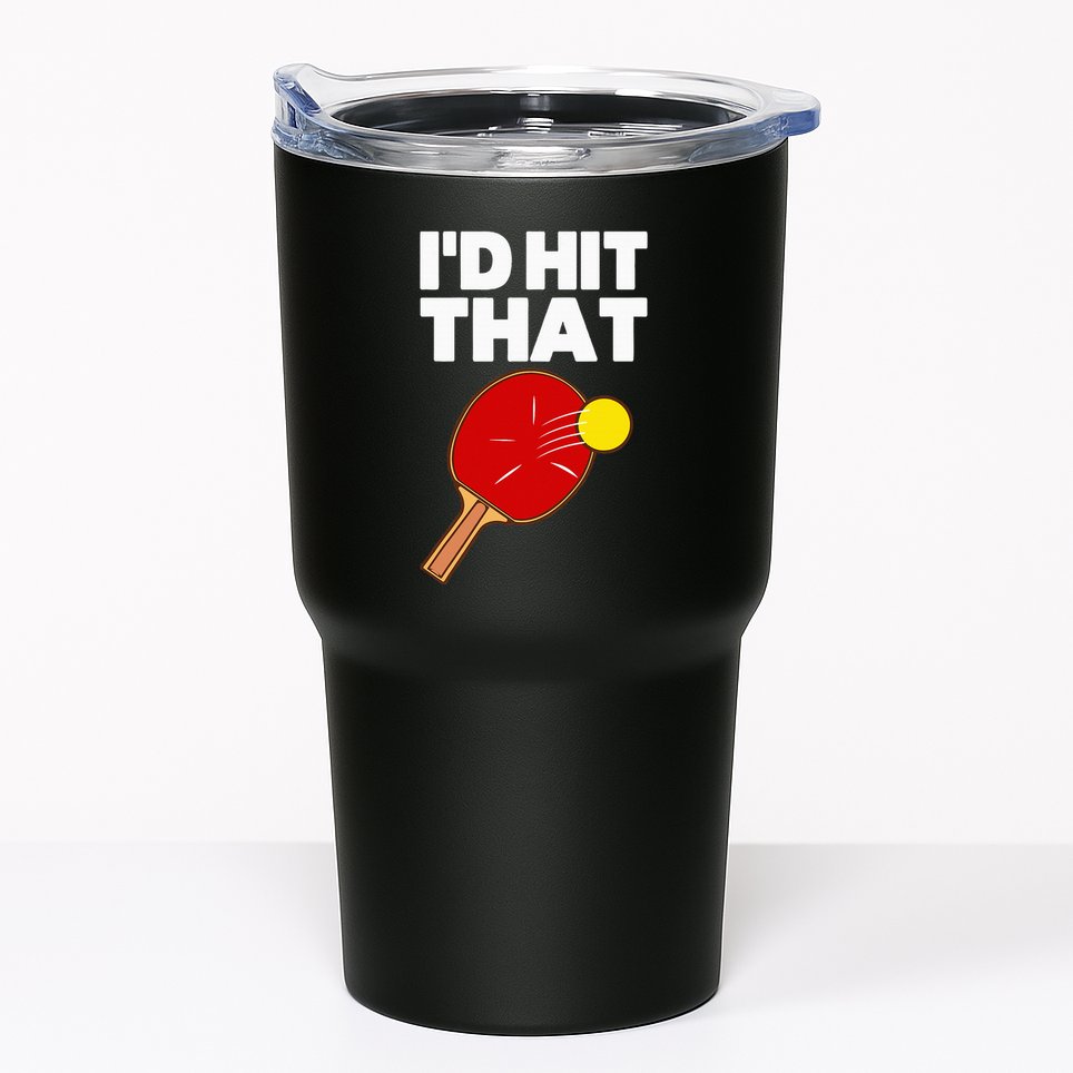 Cool Table Tennis Design Game Ping Pong Lovers Tumbler
