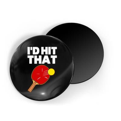 Cool Table Tennis Design Game Ping Pong Lovers Magnet