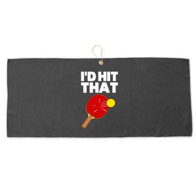 Cool Table Tennis Design Game Ping Pong Lovers Large Microfiber Waffle Golf Towel