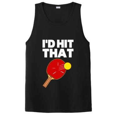 Cool Table Tennis Design Game Ping Pong Lovers PosiCharge Competitor Tank