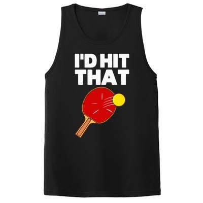 Cool Table Tennis Design Game Ping Pong Lovers PosiCharge Competitor Tank