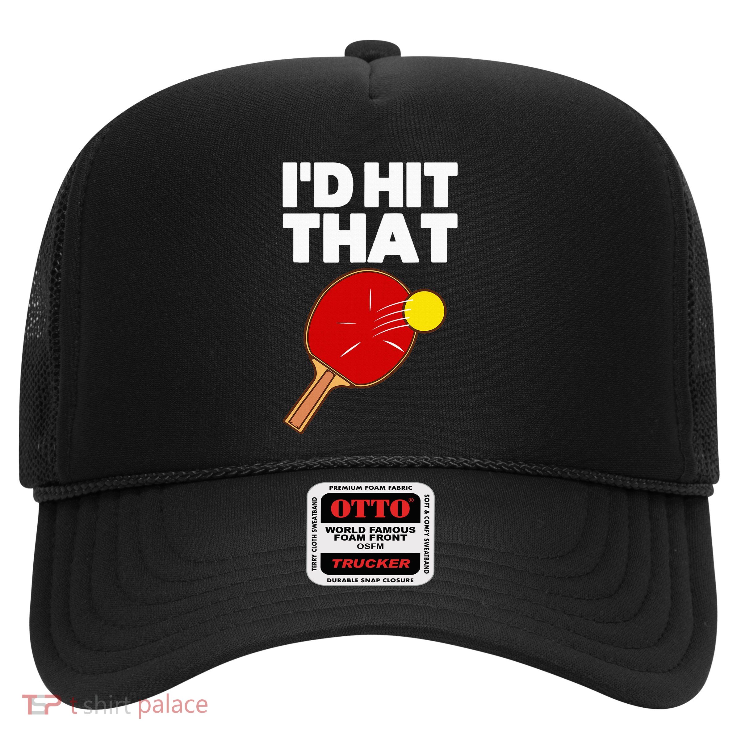 Cool Table Tennis Design Game Ping Pong Lovers Trucker Hat