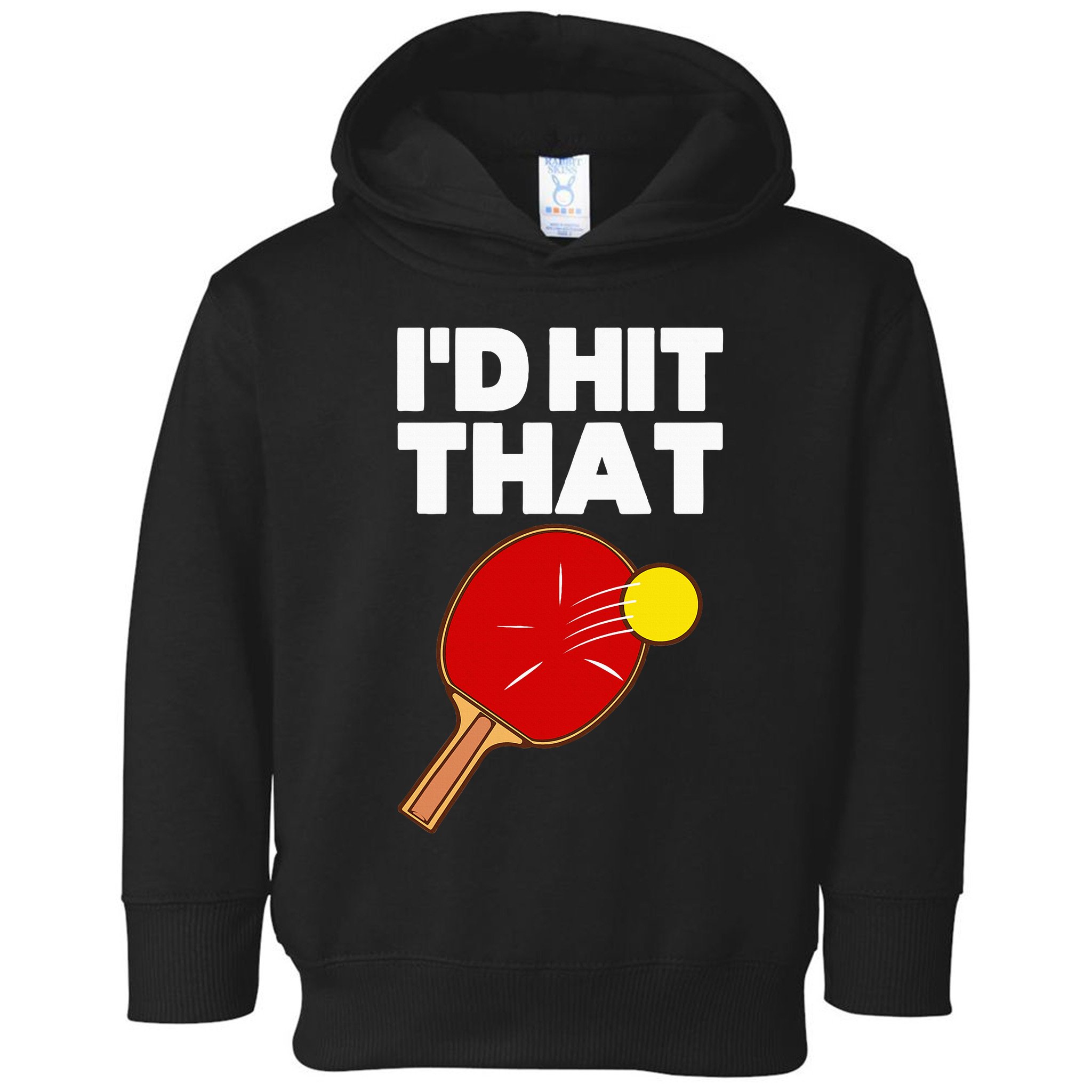 Cool Table Tennis Design Game Ping Pong Lovers Toddler Hoodie