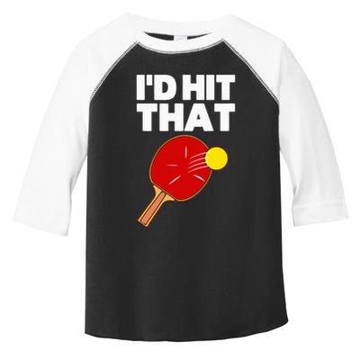 Cool Table Tennis Design Game Ping Pong Lovers Toddler Fine Jersey T-Shirt