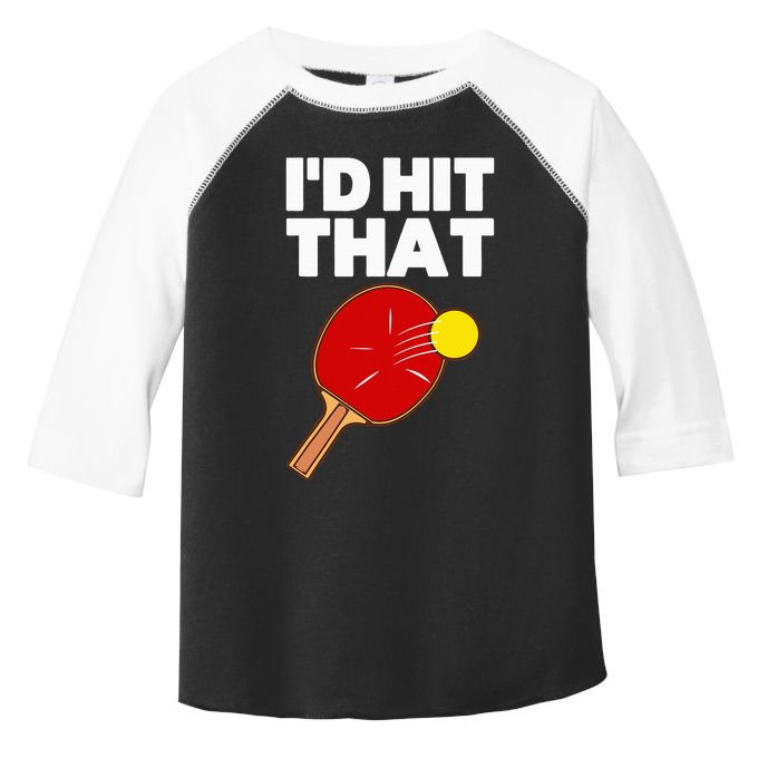 Cool Table Tennis Design Game Ping Pong Lovers Toddler Fine Jersey T-Shirt
