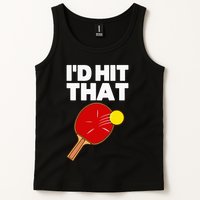 Cool Table Tennis Design Game Ping Pong Lovers Tank Top