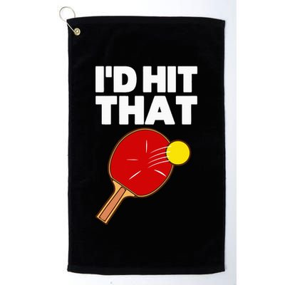 Cool Table Tennis Design Game Ping Pong Lovers Golf Towel