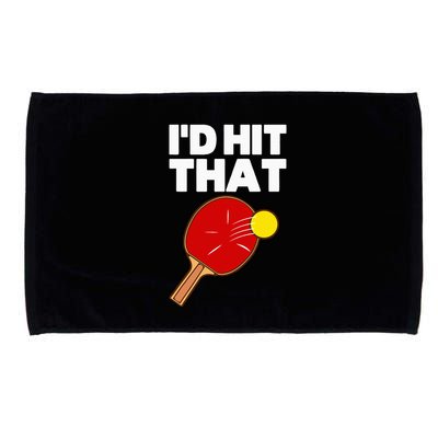 Cool Table Tennis Design Game Ping Pong Lovers Microfiber Hand Towel