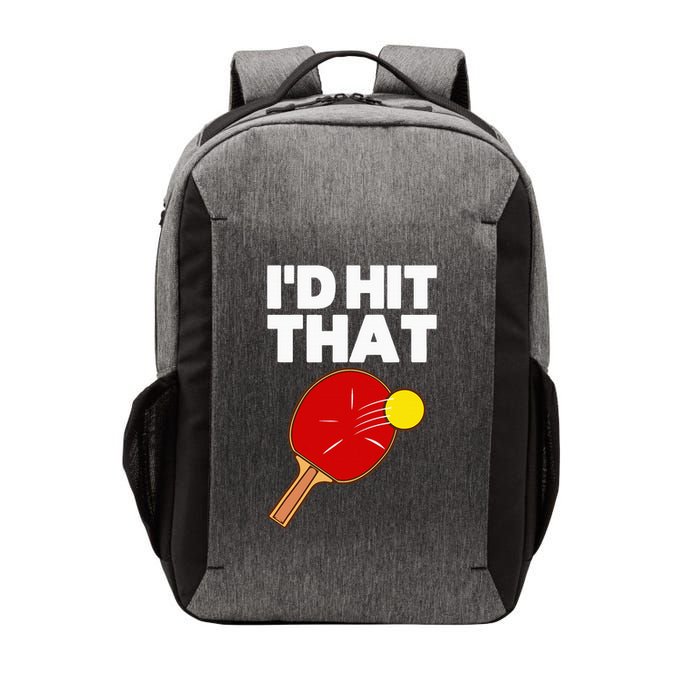 Cool Table Tennis Design Game Ping Pong Lovers Vector Backpack