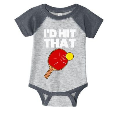 Cool Table Tennis Design Game Ping Pong Lovers Infant Baby Jersey Bodysuit