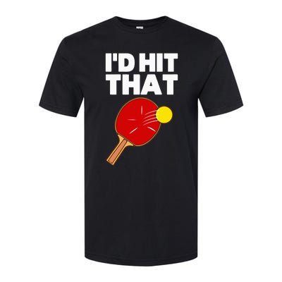 Cool Table Tennis Design Game Ping Pong Lovers Softstyle® CVC T-Shirt