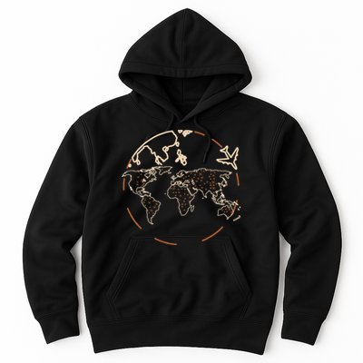 Countries Traveler Traveling World Map Hoodie