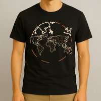 Countries Traveler Traveling World Map T-Shirt
