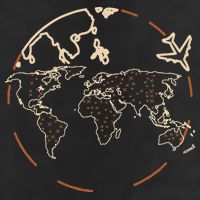 Countries Traveler Traveling World Map Adult Drive Performance Visor