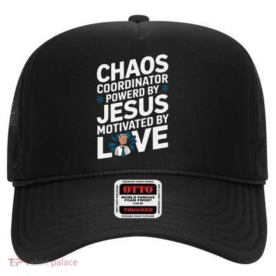 Christian Teacher Theology Bible Study by Christianity High Crown Mesh Back Trucker Hat