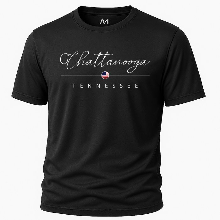 Chattanooga Tennessee Tn On Chattanooga Cooling Performance Crew T-Shirt