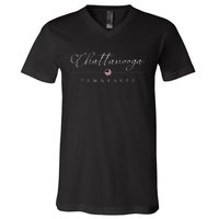 Chattanooga Tennessee Tn On Chattanooga V-Neck T-Shirt