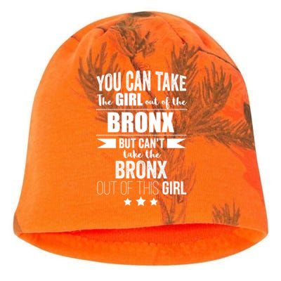 Can Take The Out Of The Bronx Nyc Pride New Yorkproud Funny Gift Kati - Camo Knit Beanie