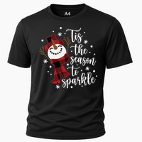 Christmas Tis The Season To Snowman Cooling Performance Crew T-Shirt