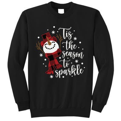 Christmas Tis The Season To Snowman Sweatshirt