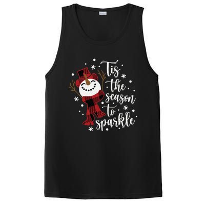 Christmas Tis The Season To Snowman PosiCharge Competitor Tank