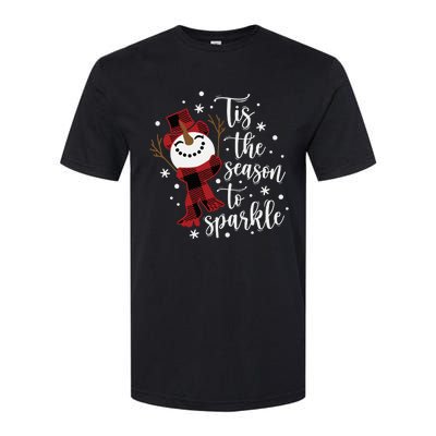 Christmas Tis The Season To Snowman Softstyle CVC T-Shirt