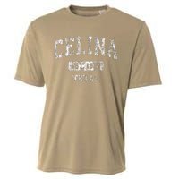 Celina Texas Tx Vintage Established Cooling Performance Crew T-Shirt