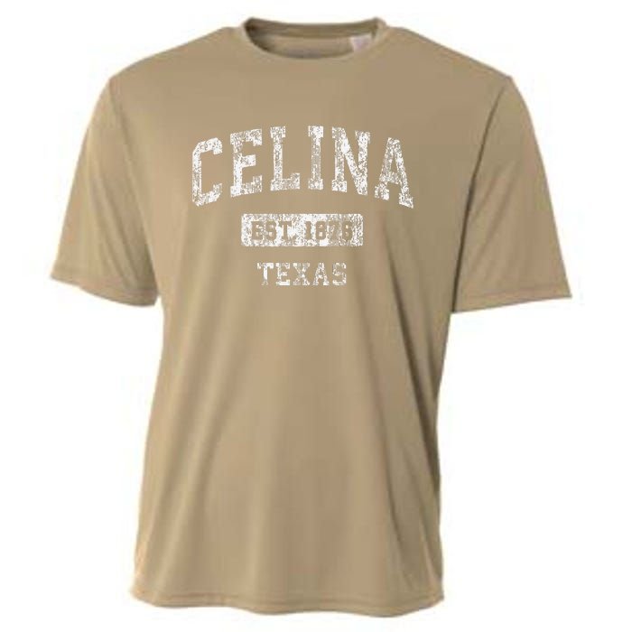 Celina Texas Tx Vintage Established Cooling Performance Crew T-Shirt