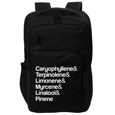 Cannabis Terpenes Terps List Marijuana Smoker Toker 420 Weed Impact Tech Backpack