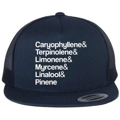 Cannabis Terpenes Terps List Marijuana Smoker Toker 420 Weed Flatbill Hat