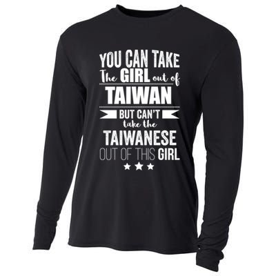 Can Take The Out Of Taiwan Pride Taiwanese Proud Funny Gift Cooling Performance Long Sleeve Crew