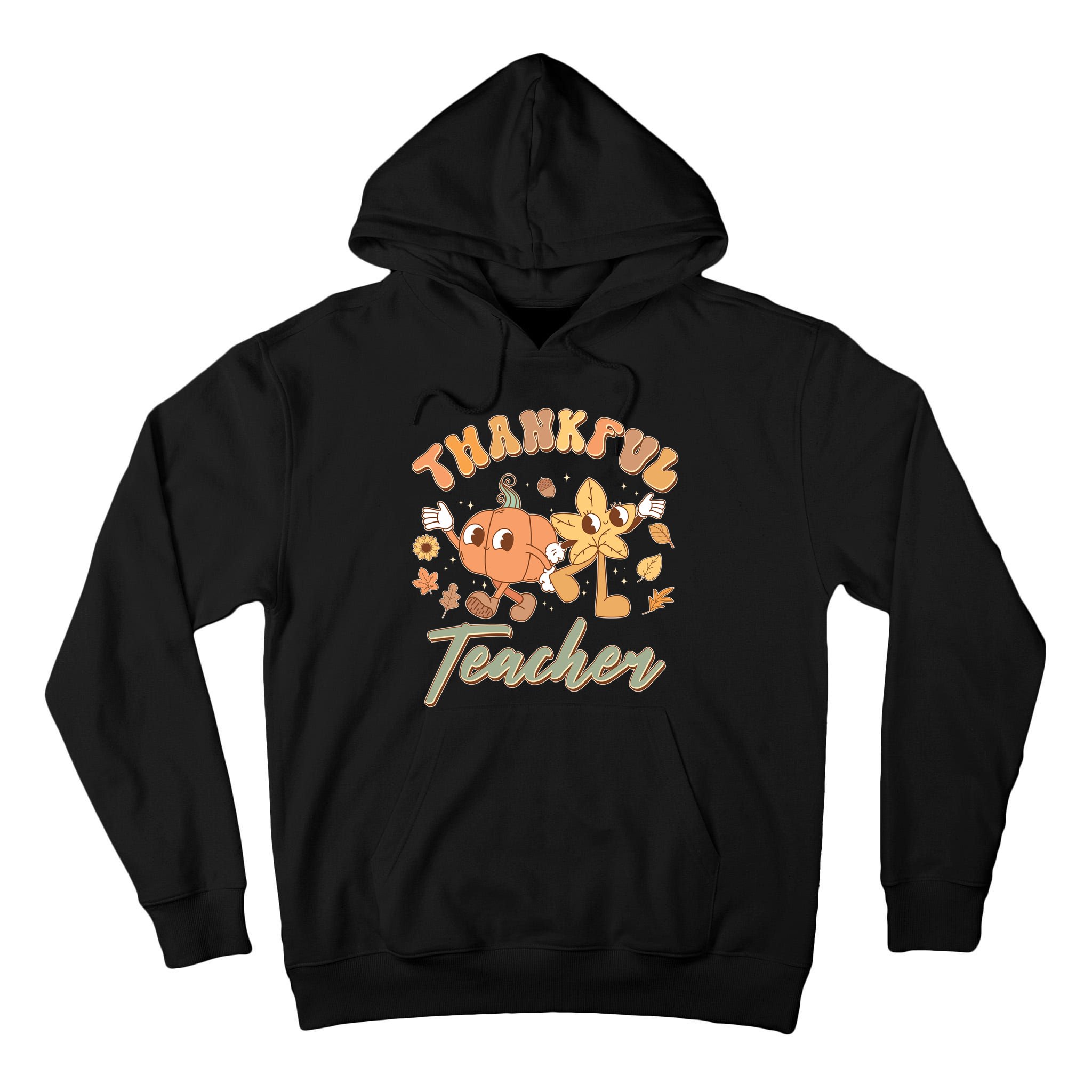 Cute Thanksgiving Thankful Teacher Tall Hoodie
